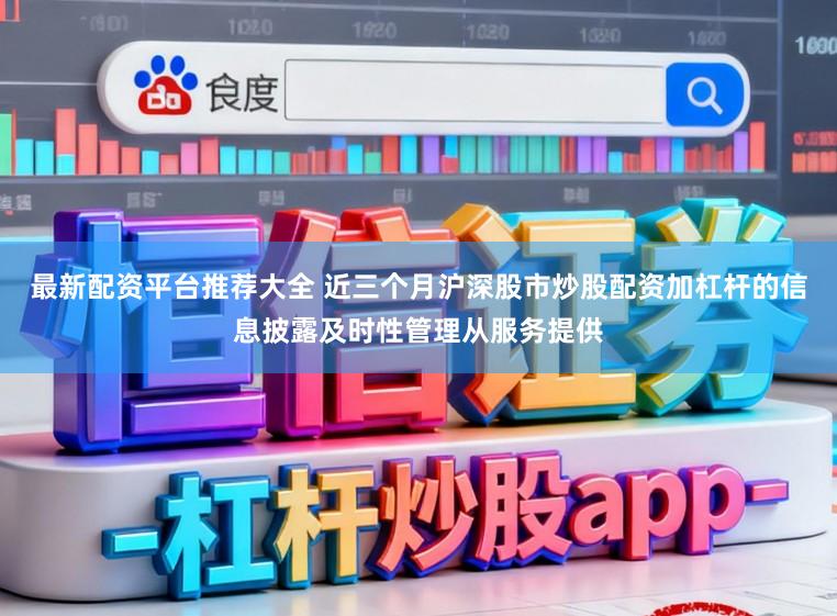 最新配资平台推荐大全 近三个月沪深股市炒股配资加杠杆的信息披露及时性管理从服务提供